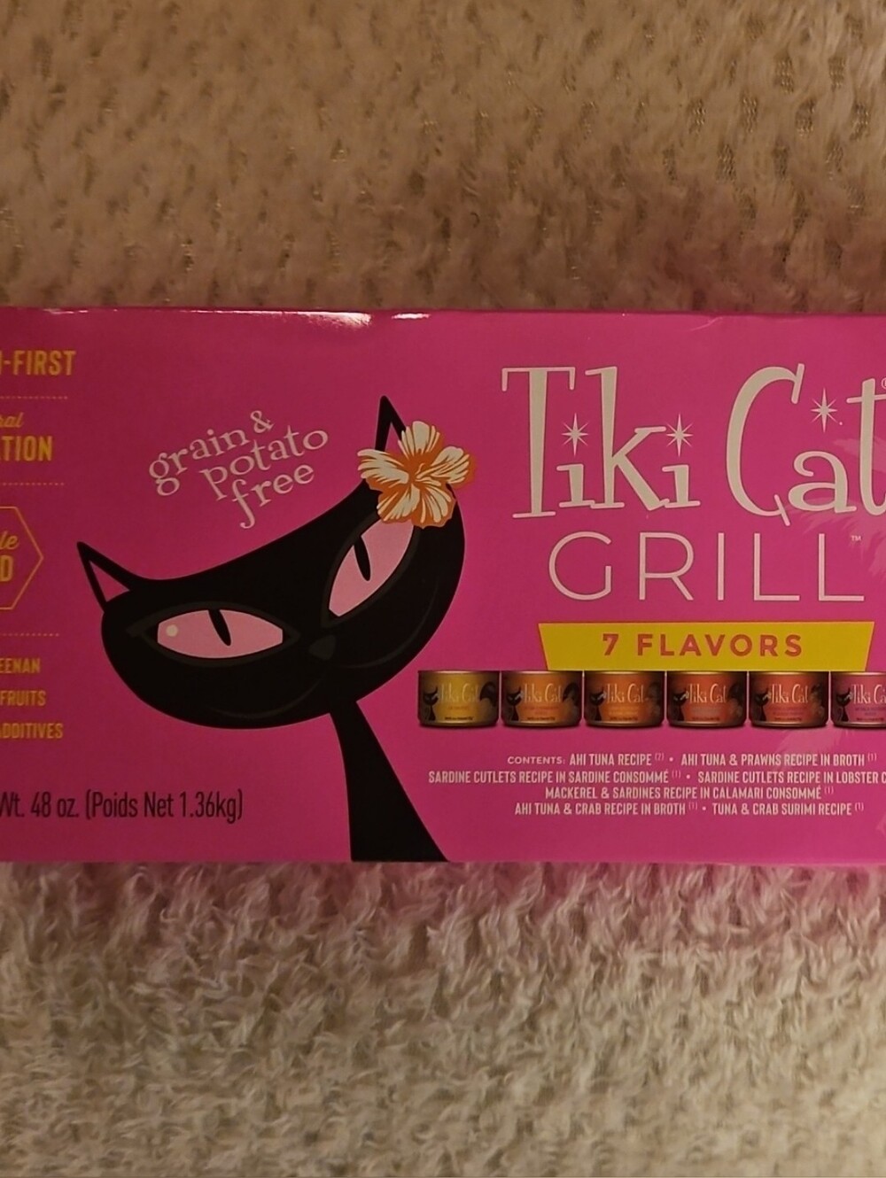 Grill Wet Cat Food Variety Pack - Pink